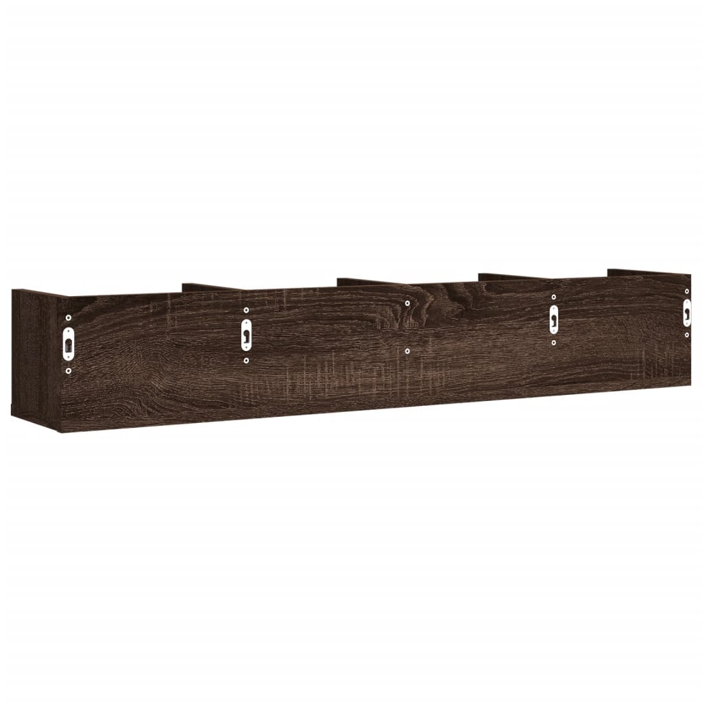 Armoire murale chêne marron 99x18x16,5 cm bois d'ingénierie - XIOS