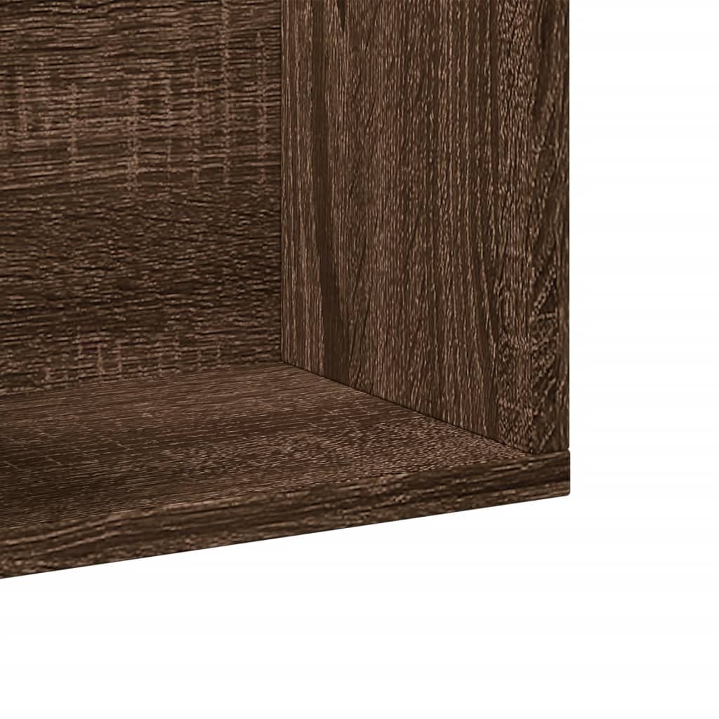 Armoire murale chêne marron 99x18x16,5 cm bois d'ingénierie - XIOS