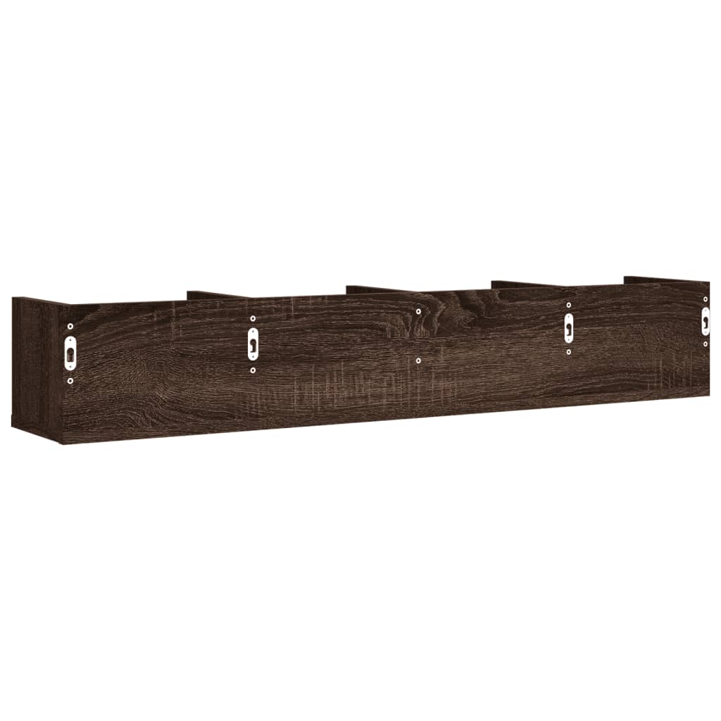 Armoires murales 2pcs chêne marron 99x18x16,5cm bois ingénierie - XIOS
