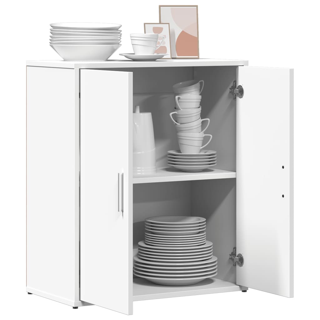 Buffet blanc 60x31x70 cm bois d'ingénierie - XIOS