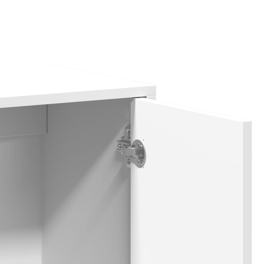 Buffet blanc 60x31x70 cm bois d'ingénierie - XIOS