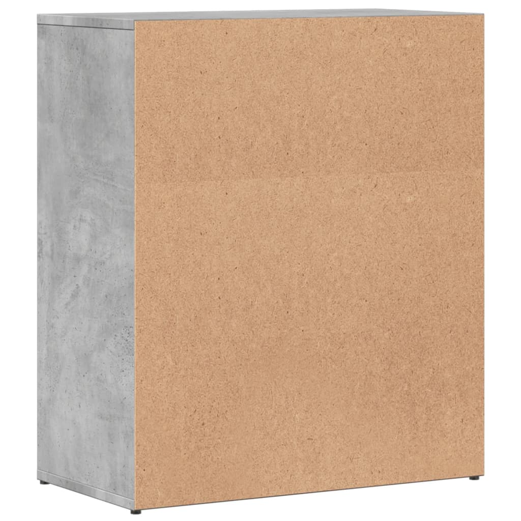 Buffet gris béton 60x31x70 cm bois d'ingénierie - XIOS