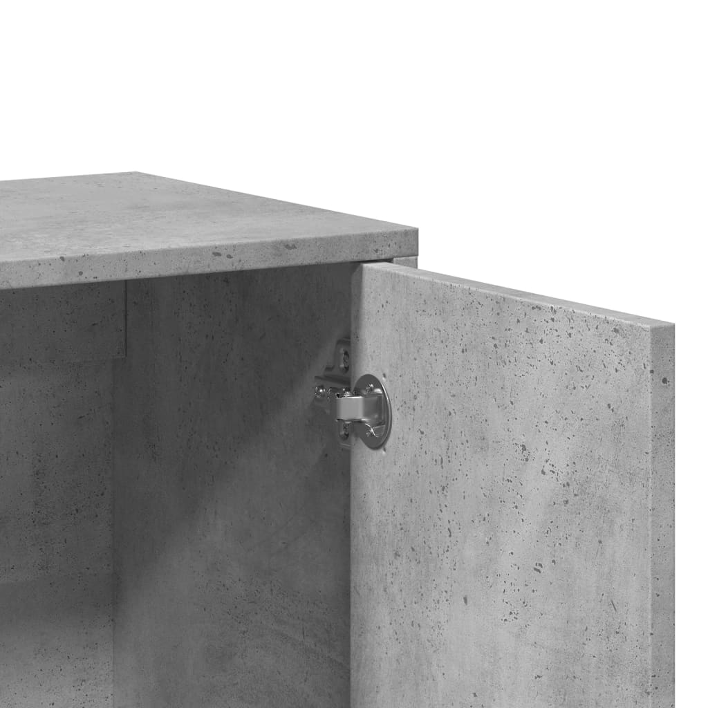 Buffet gris béton 60x31x70 cm bois d'ingénierie - XIOS