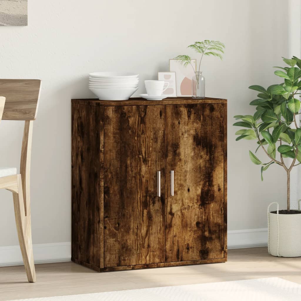 Buffet chêne fumé 60x31x70 cm bois d'ingénierie - XIOS