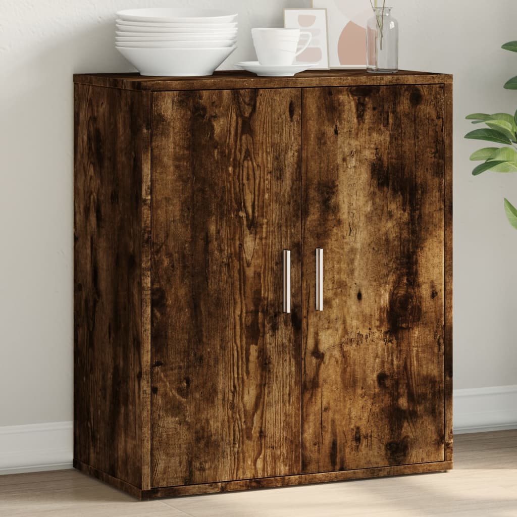 Buffet chêne fumé 60x31x70 cm bois d'ingénierie - XIOS