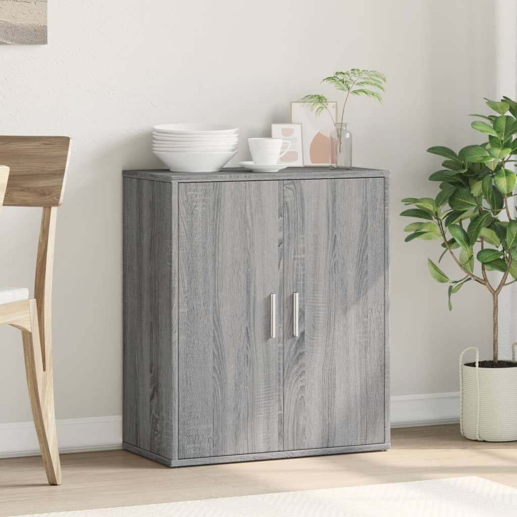 Buffet sonoma gris 60x31x70 cm bois d'ingénierie