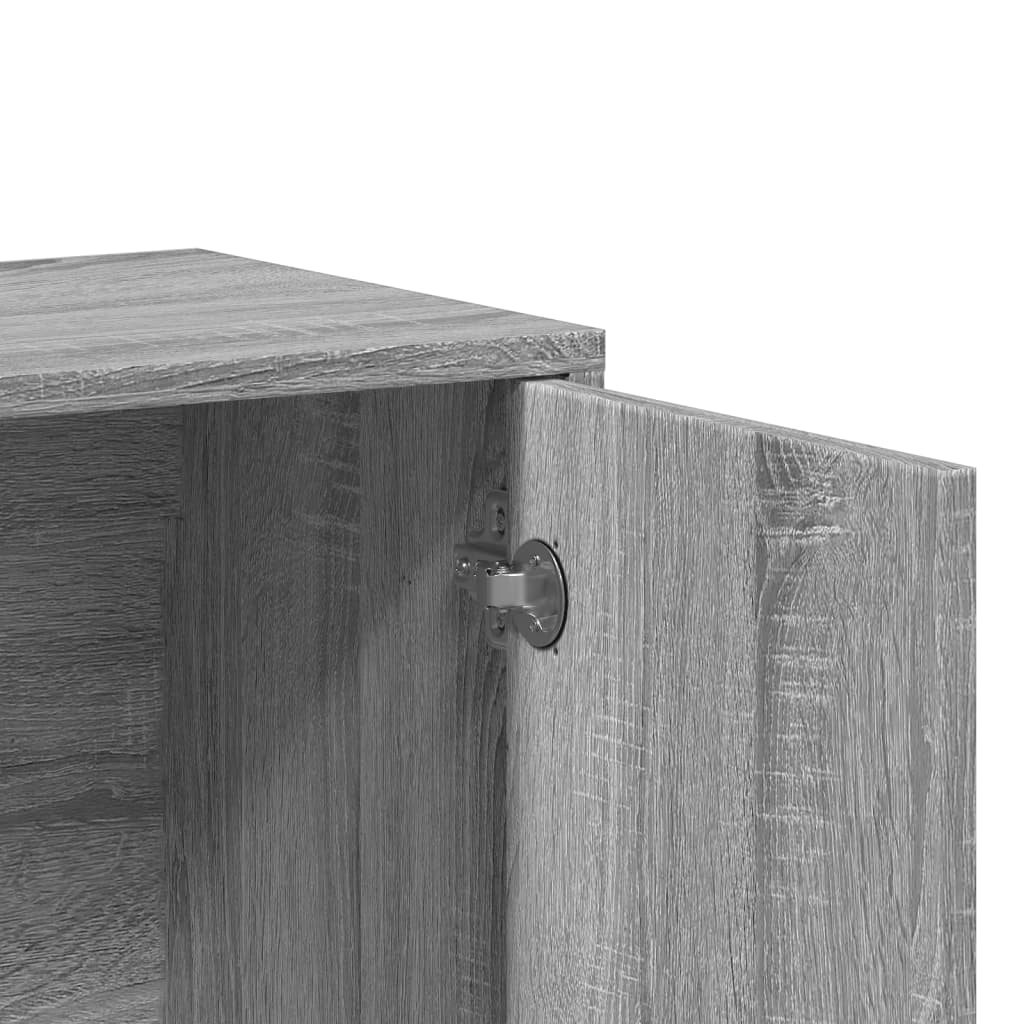 Buffet sonoma gris 60x31x70 cm bois d'ingénierie