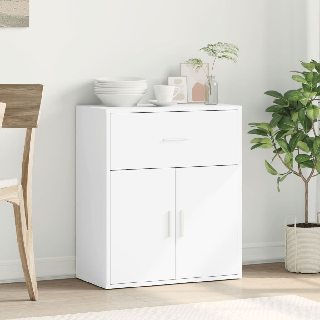 Buffet blanc 60x31x70 cm bois d'ingénierie - XIOS