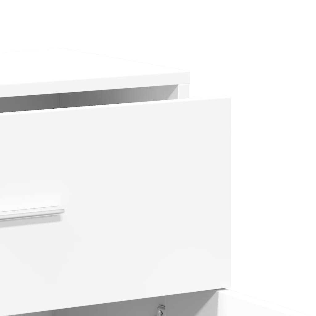 Buffet blanc 60x31x70 cm bois d'ingénierie - XIOS