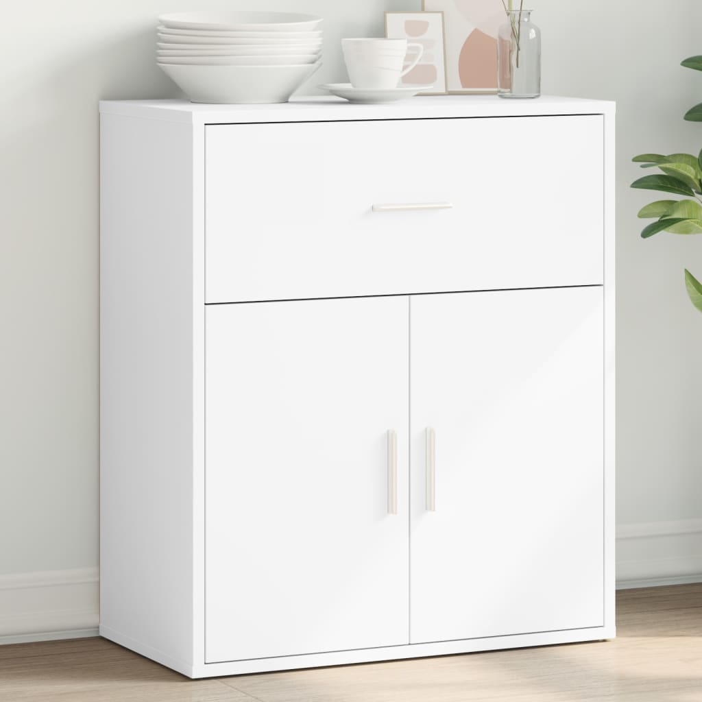 Buffet blanc 60x31x70 cm bois d'ingénierie - XIOS