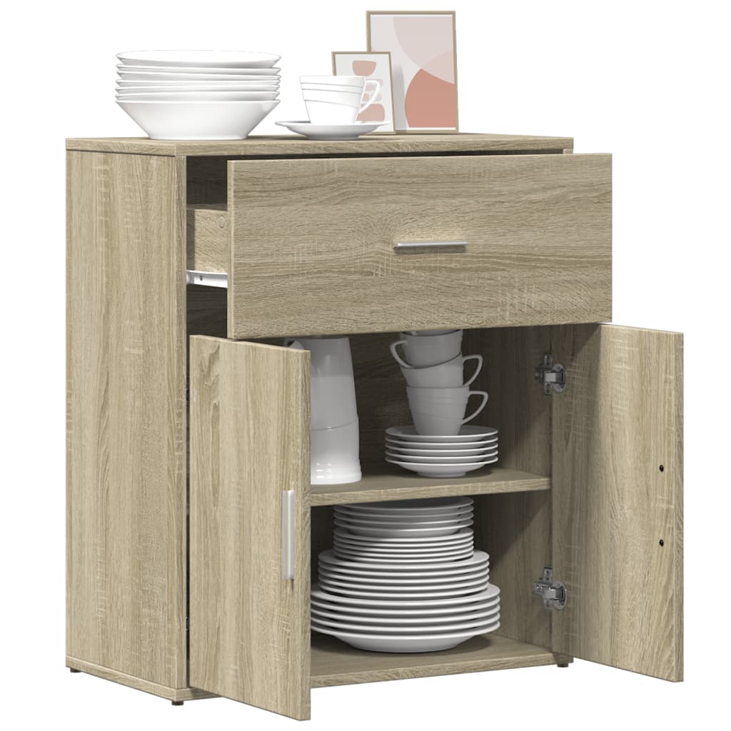 Buffet chêne sonoma 60x31x70 cm bois d'ingénierie - XIOS