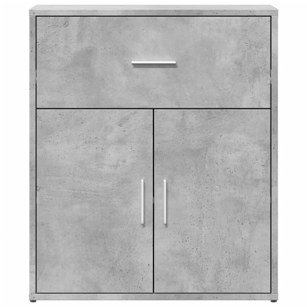 Buffet gris béton 60x31x70 cm bois d'ingénierie - XIOS