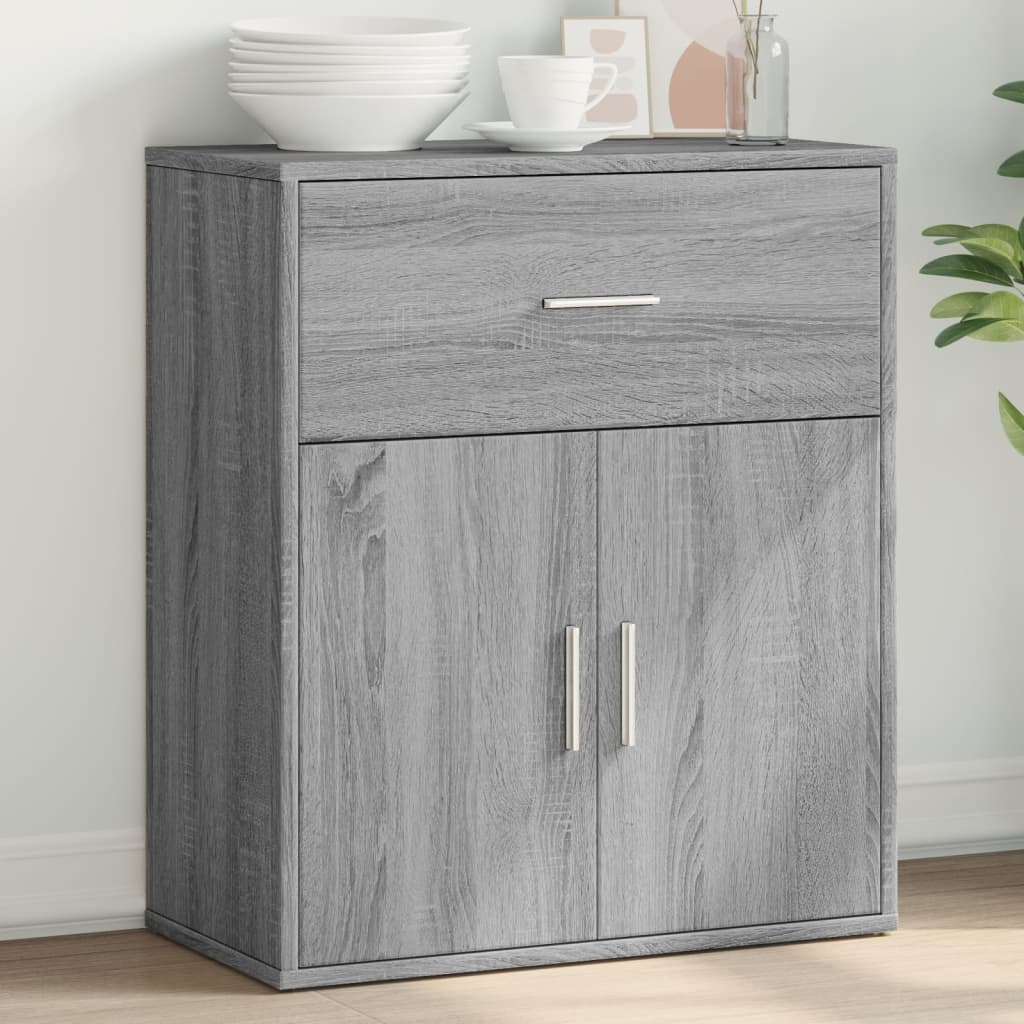 Buffet sonoma gris 60x31x70 cm bois d'ingénierie - XIOS