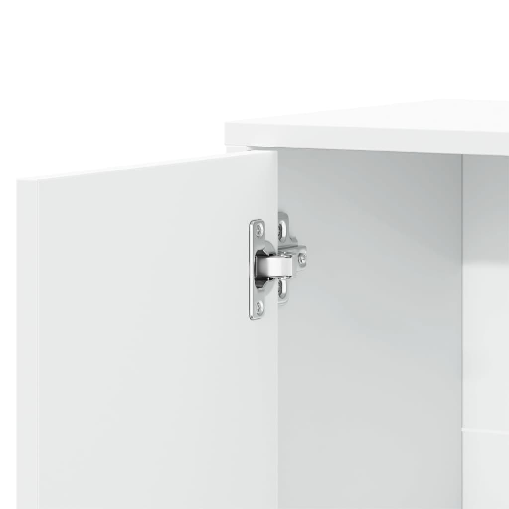 Buffet blanc 60x31x70 cm bois d'ingénierie - XIOS