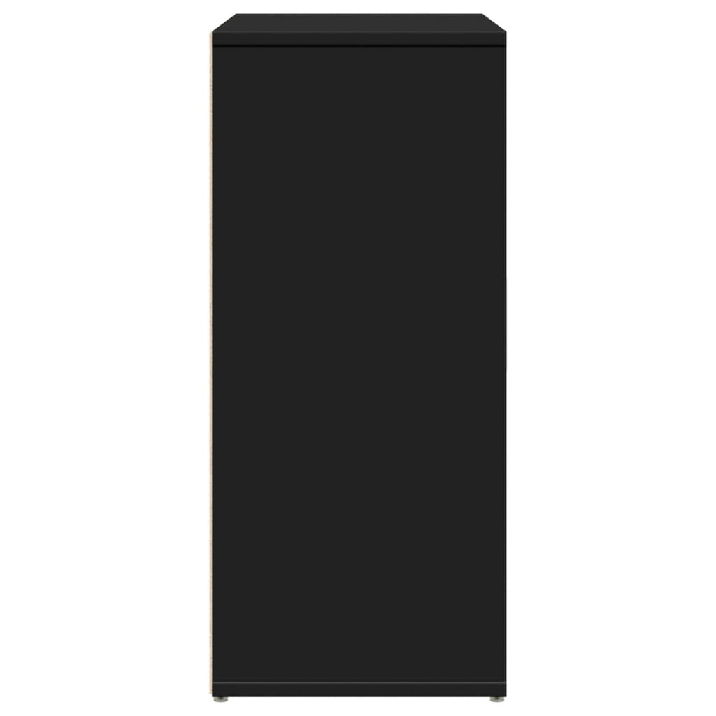 Buffet noir 60x31x70 cm bois d'ingénierie - XIOS