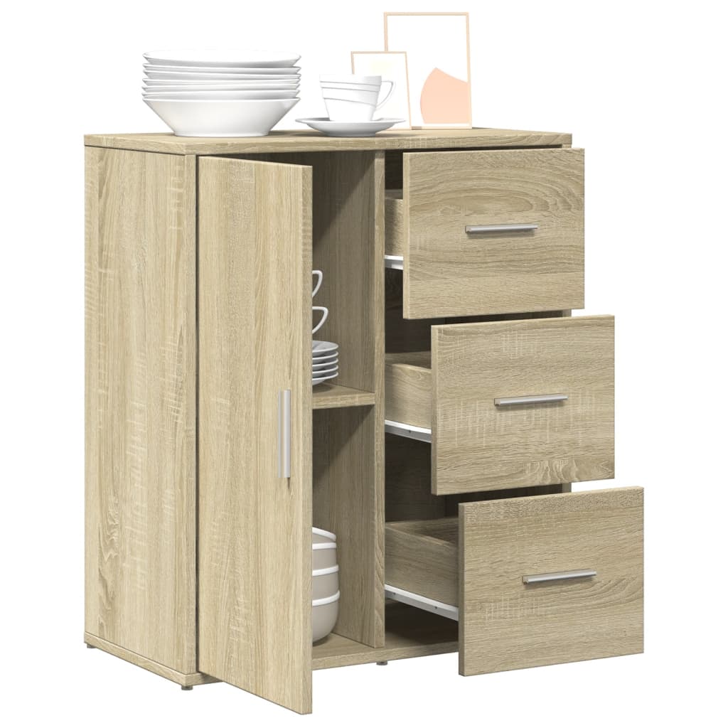 Buffet chêne sonoma 60x31x70 cm bois d'ingénierie - XIOS