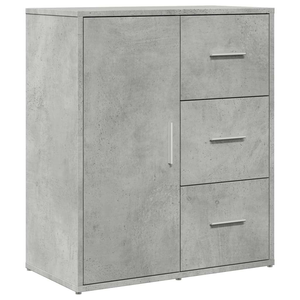 Buffet gris béton 60x31x70 cm bois d'ingénierie - XIOS