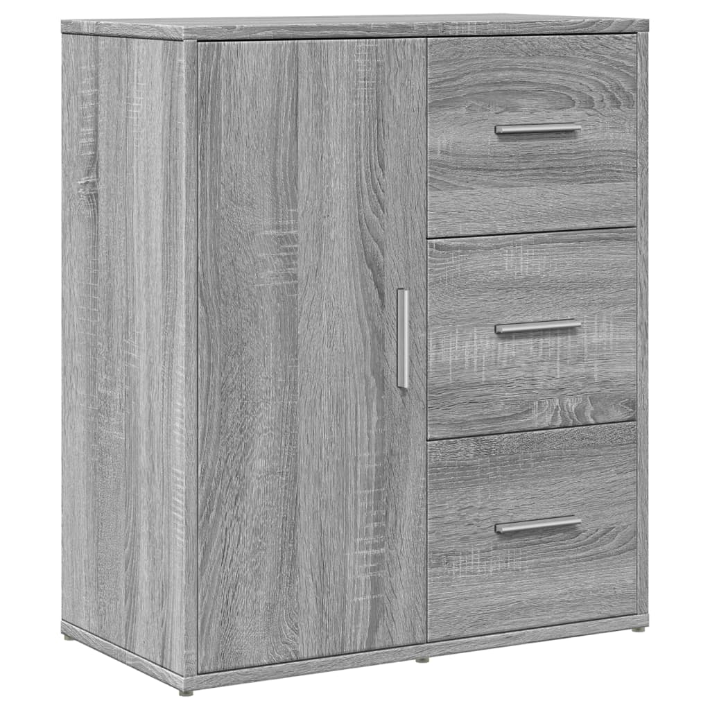 Buffet sonoma gris 60x31x70 cm bois d'ingénierie - XIOS