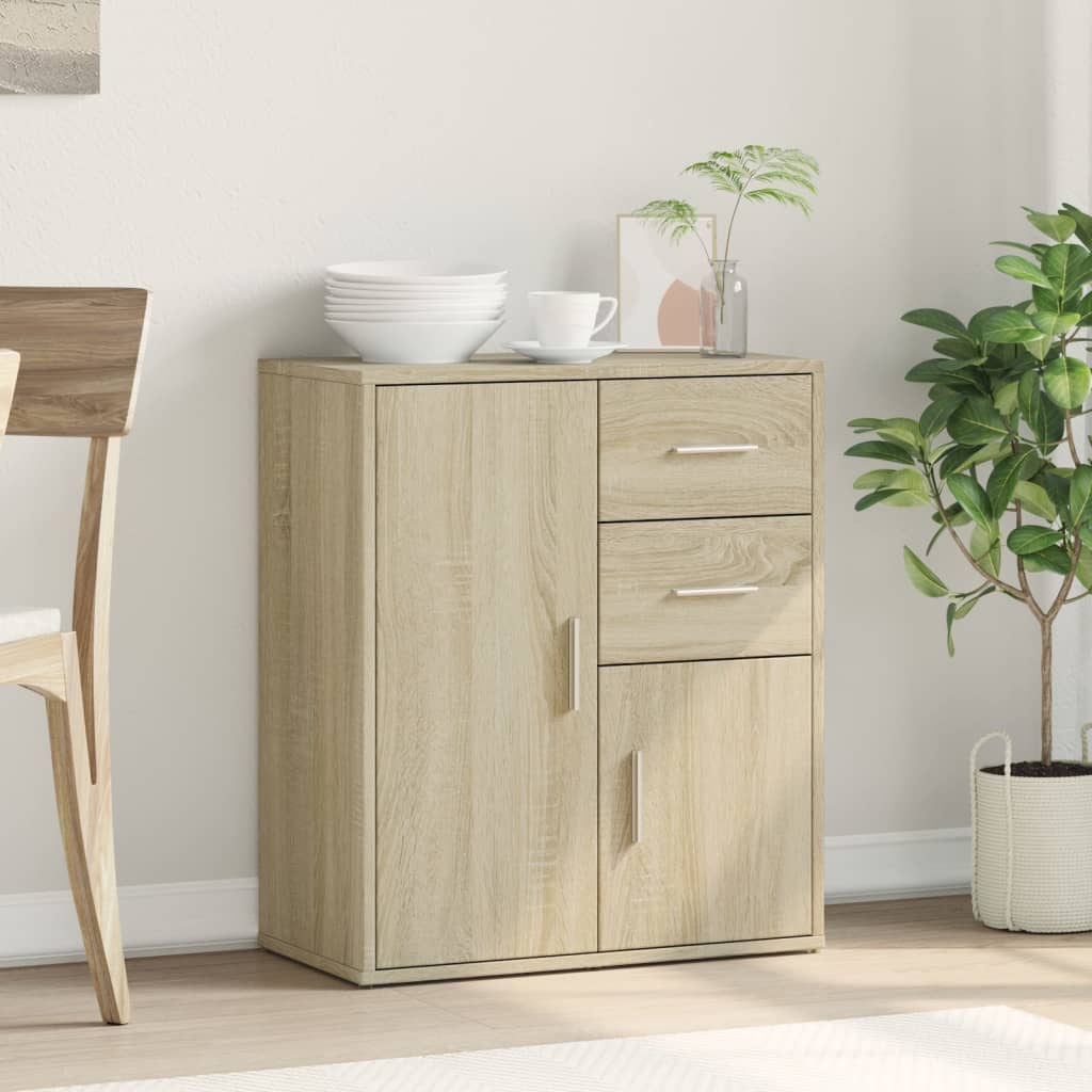 Buffet chêne sonoma 60x31x70 cm bois d'ingénierie - XIOS