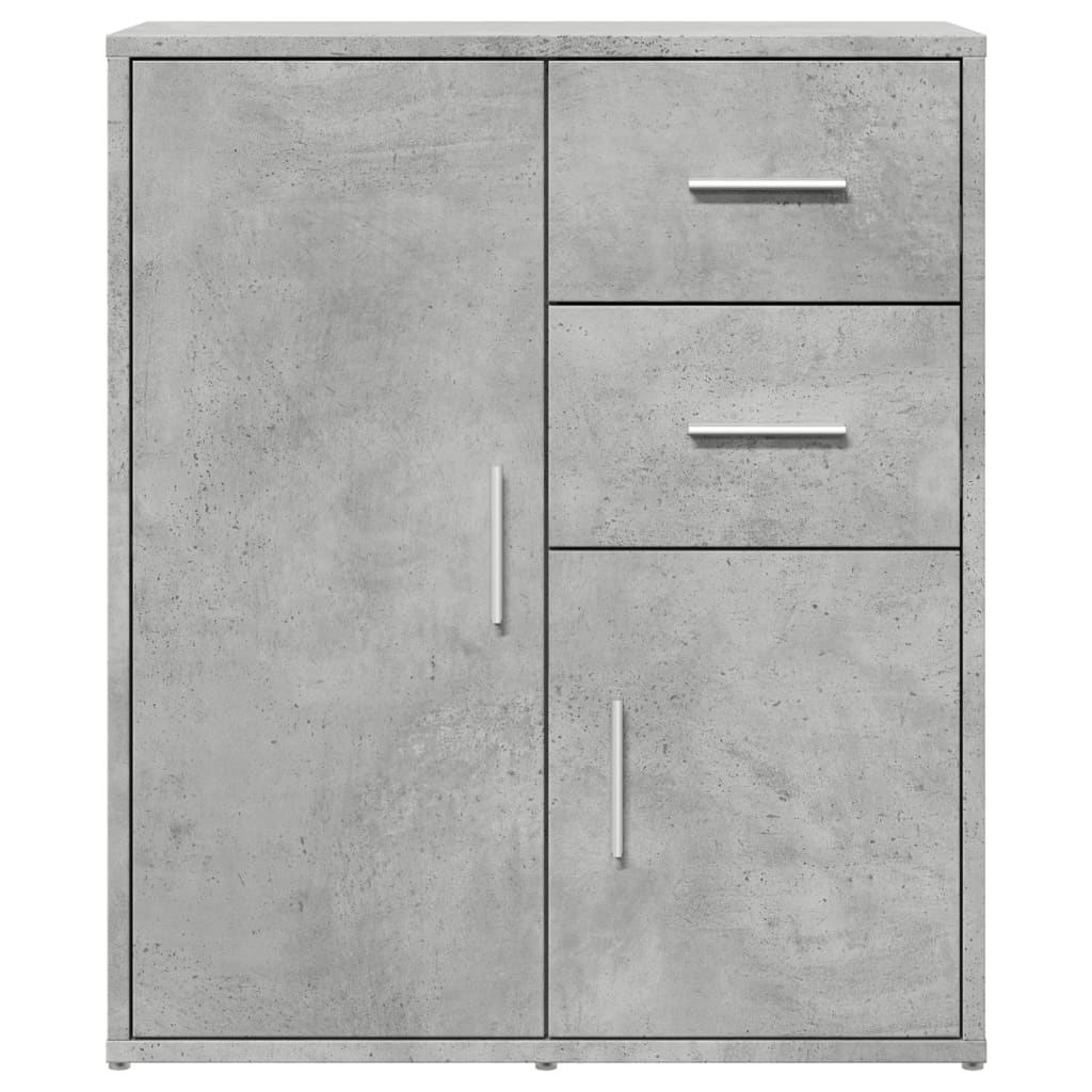 Buffet gris béton 60x31x70 cm bois d'ingénierie - XIOS