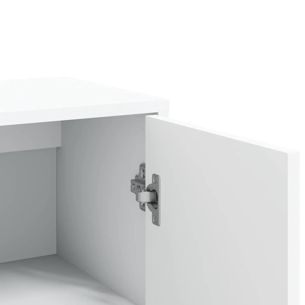 Buffet blanc 60x31x84 cm bois d'ingénierie - XIOS