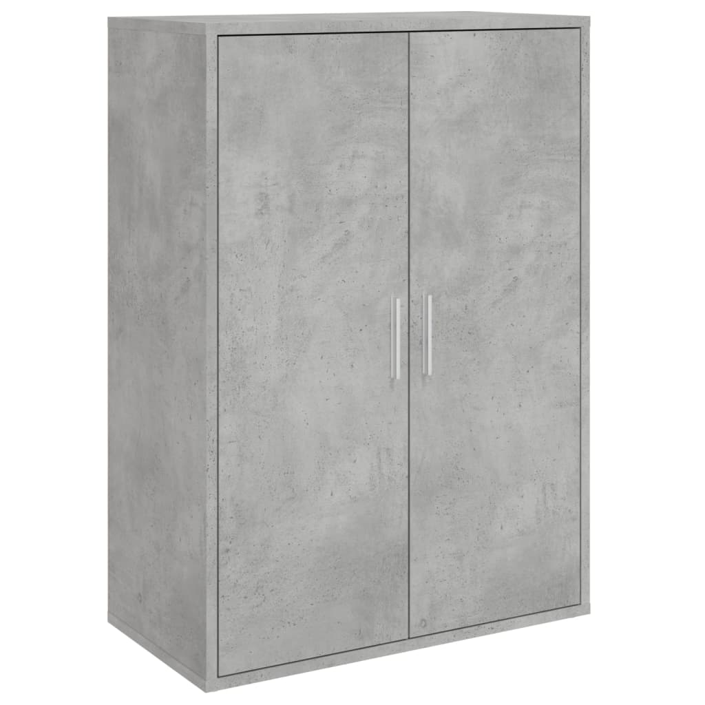 Buffet gris béton 60x31x84 cm bois d'ingénierie - XIOS