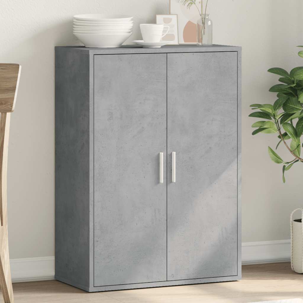 Buffet gris béton 60x31x84 cm bois d'ingénierie - XIOS