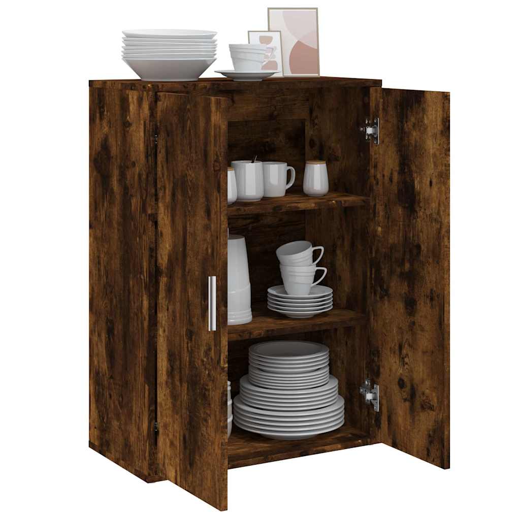 Buffet chêne fumé 60x31x84 cm bois d'ingénierie - XIOS