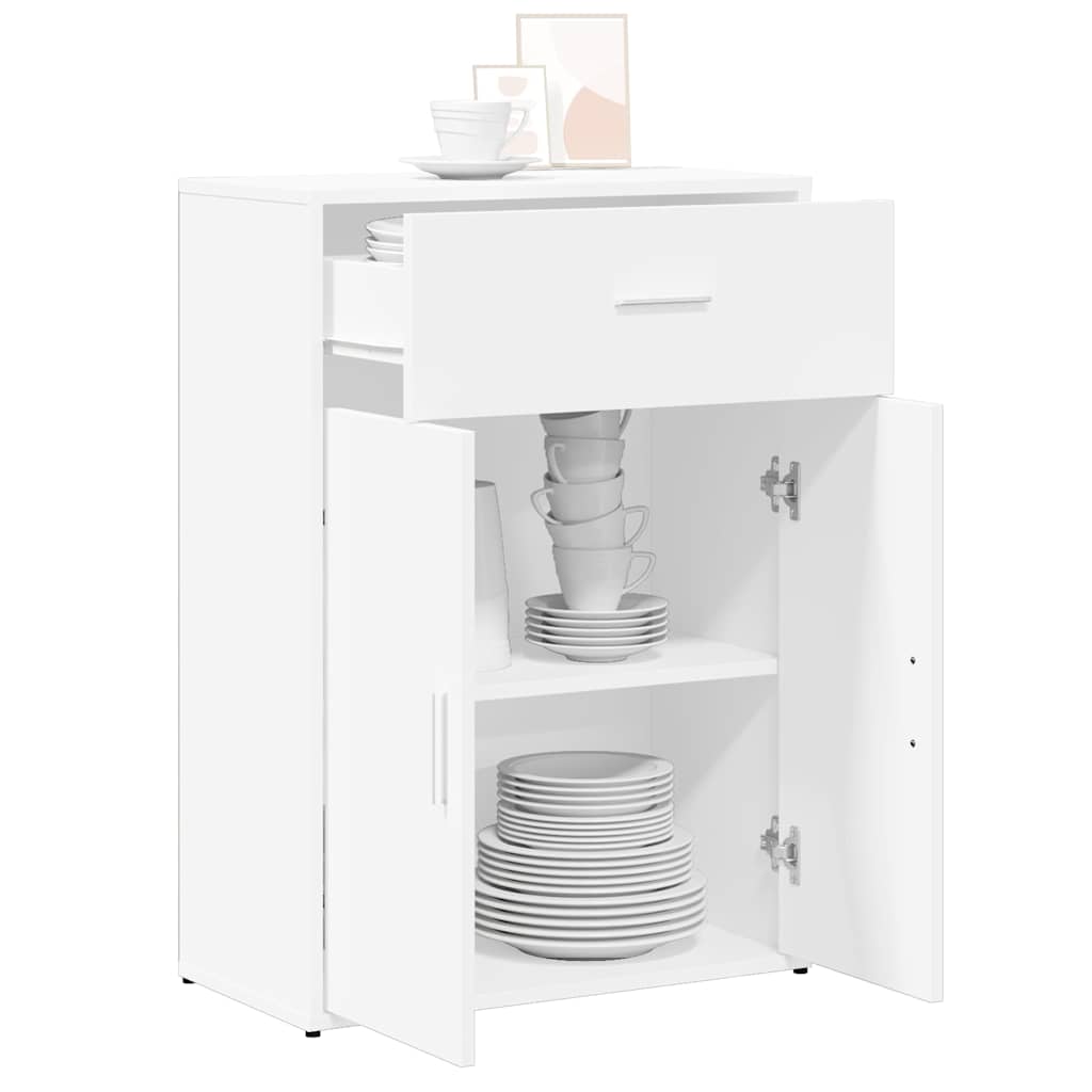 Buffet blanc 60x30x84 cm bois d'ingénierie - XIOS