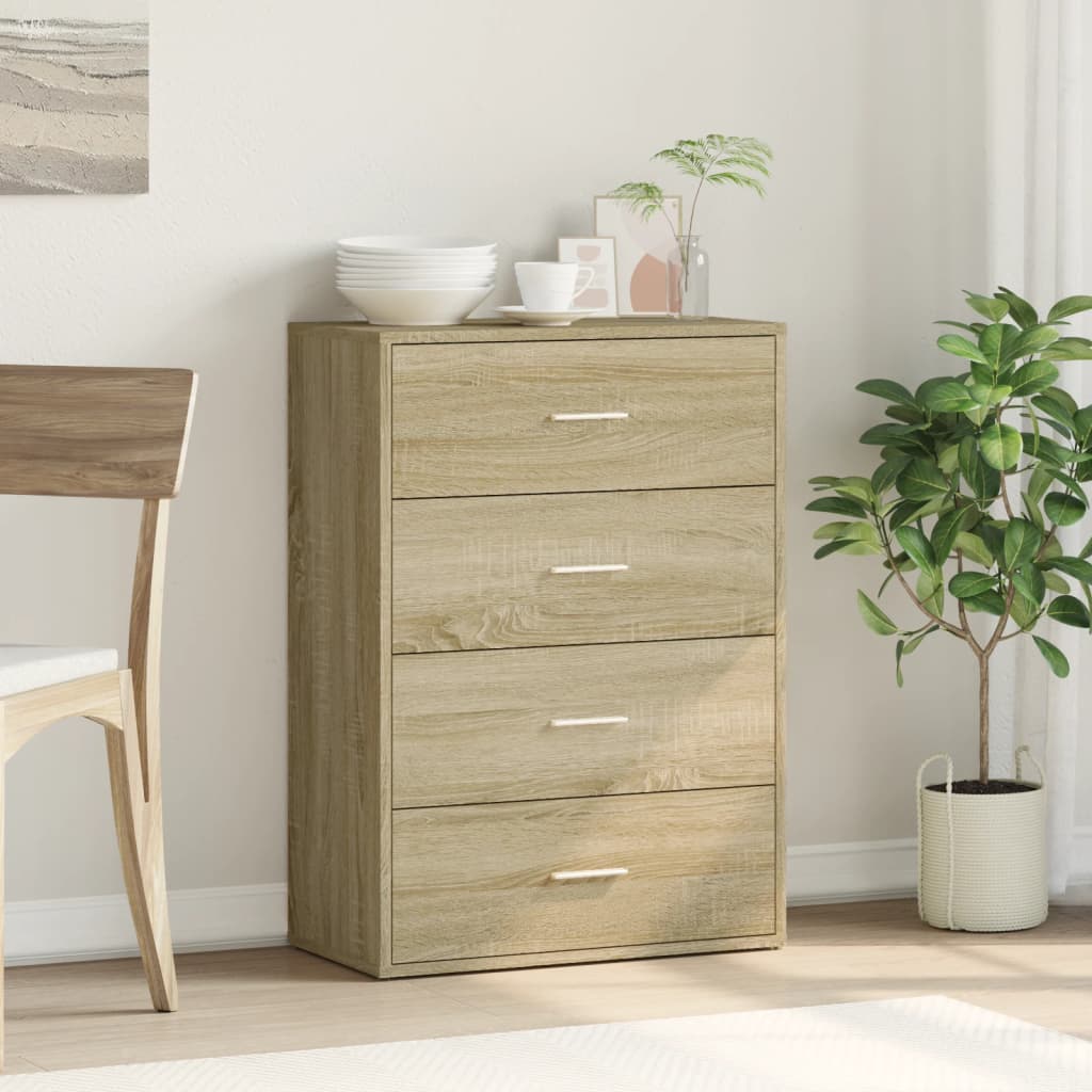 Buffet chêne sonoma 60x31x84 cm bois d'ingénierie - XIOS