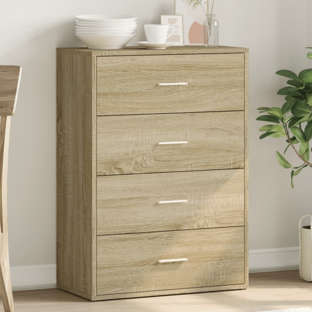 Buffet chêne sonoma 60x31x84 cm bois d'ingénierie - XIOS