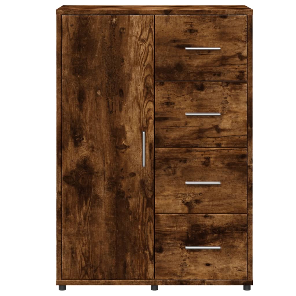 Buffet chêne fumé 60x31x84 cm bois d'ingénierie - XIOS