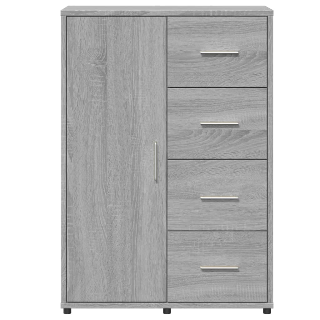 Buffet sonoma gris 60x31x84 cm bois d'ingénierie - XIOS