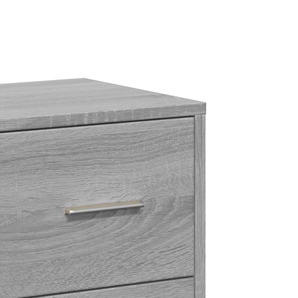 Buffet sonoma gris 60x31x84 cm bois d'ingénierie - XIOS