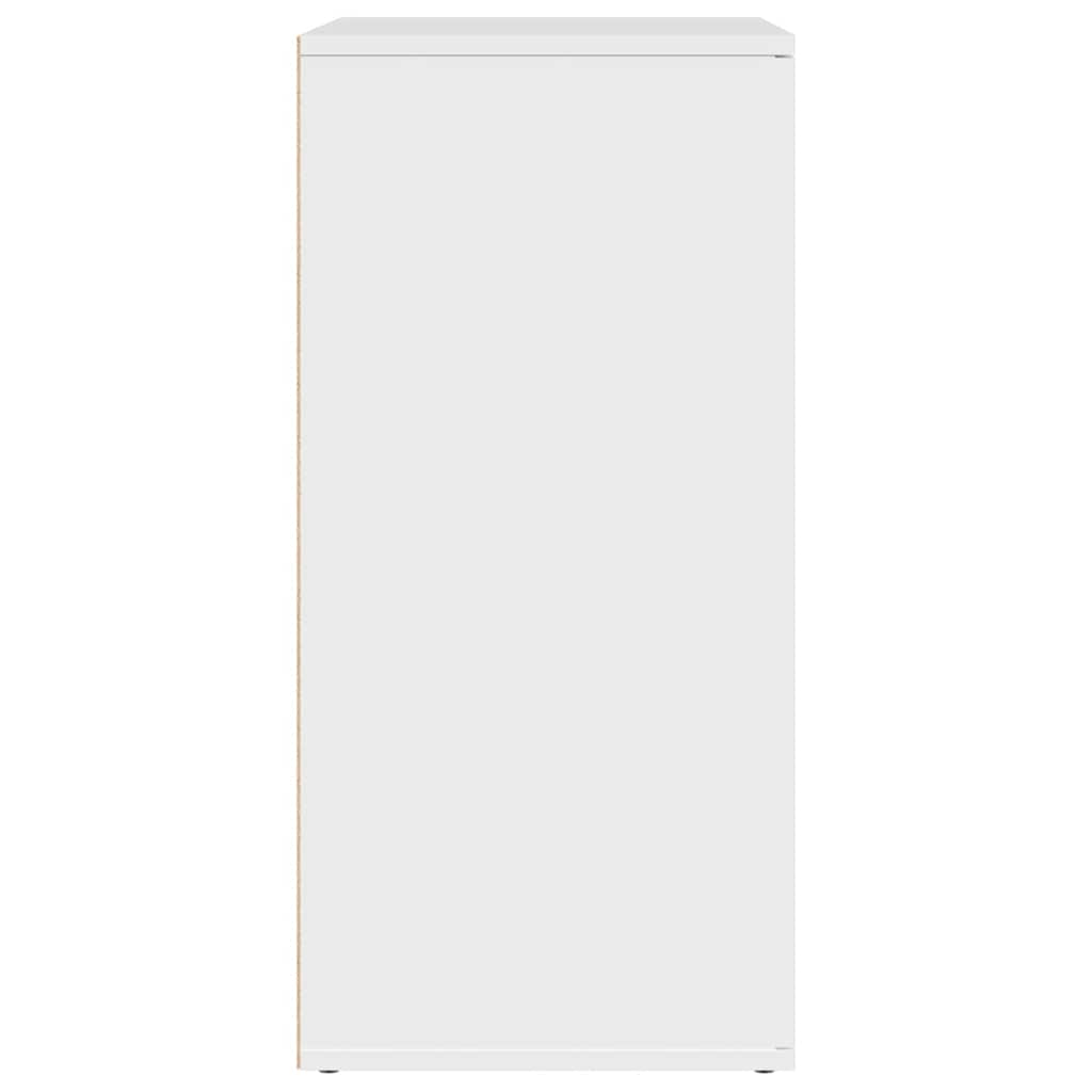 Buffet blanc 79x38x80 cm bois d’ingénierie