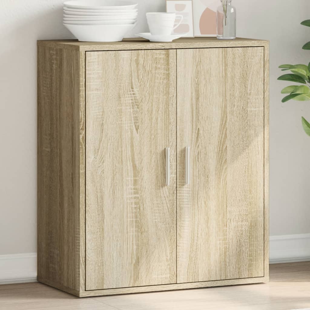 Buffet chêne sonoma 79x38x80 cm bois d'ingénierie - XIOS