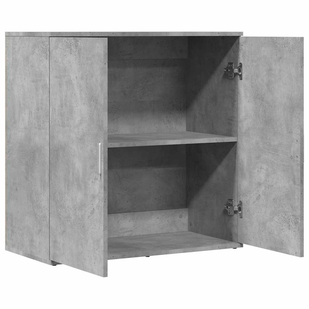Buffet gris béton 79x38x80 cm bois d'ingénierie - XIOS