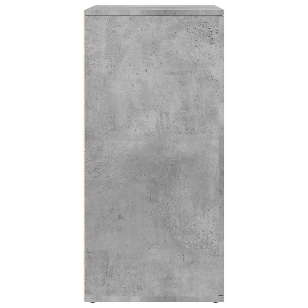 Buffet gris béton 79x38x80 cm bois d'ingénierie - XIOS