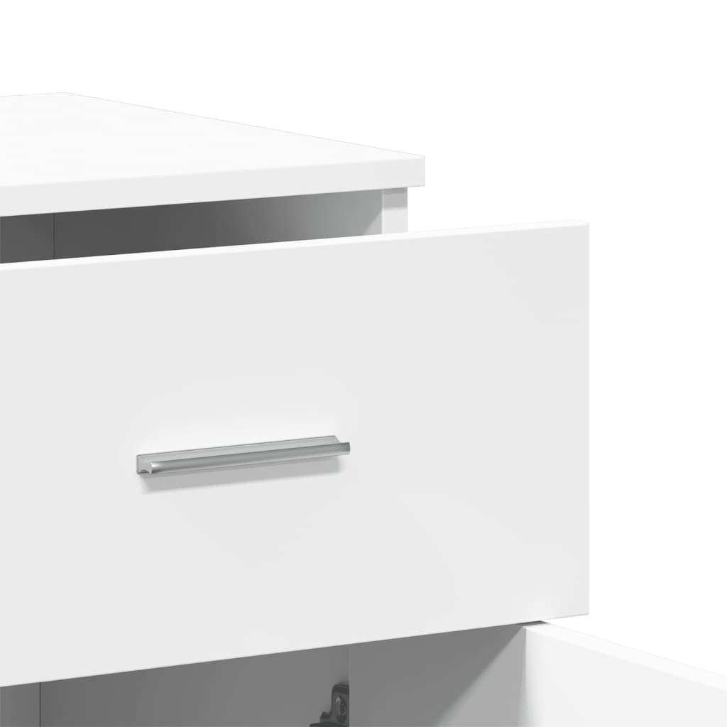 Buffet blanc 79x38x80 cm bois d’ingénierie - XIOS