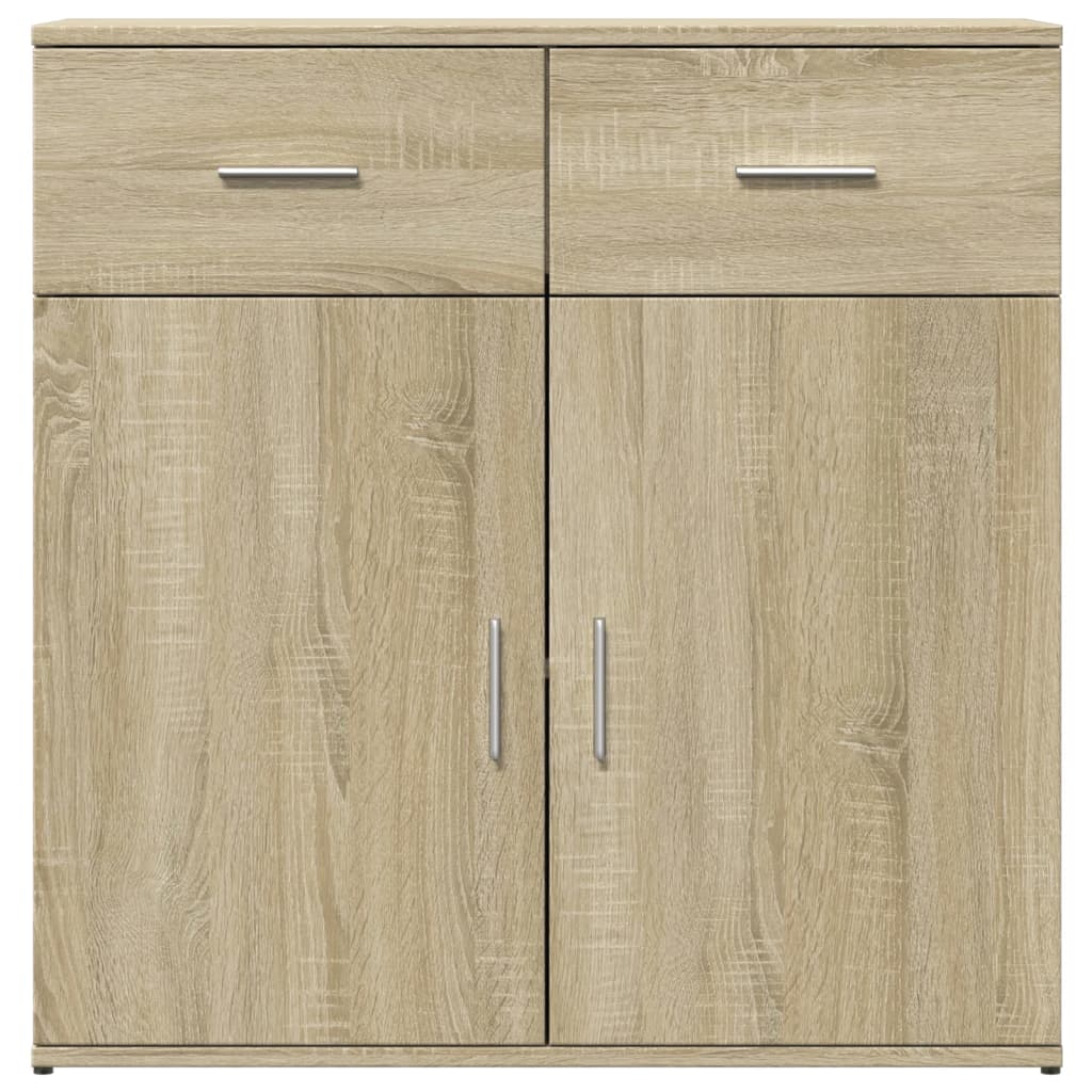 Buffet chêne sonoma 79x38x80 cm bois d'ingénierie - XIOS
