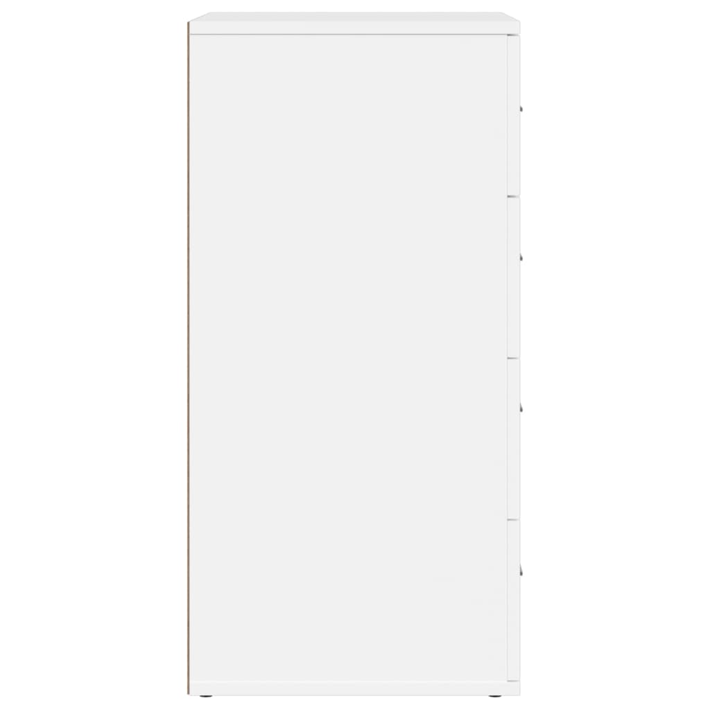 Buffet blanc 60x39x80 cm bois d’ingénierie - XIOS