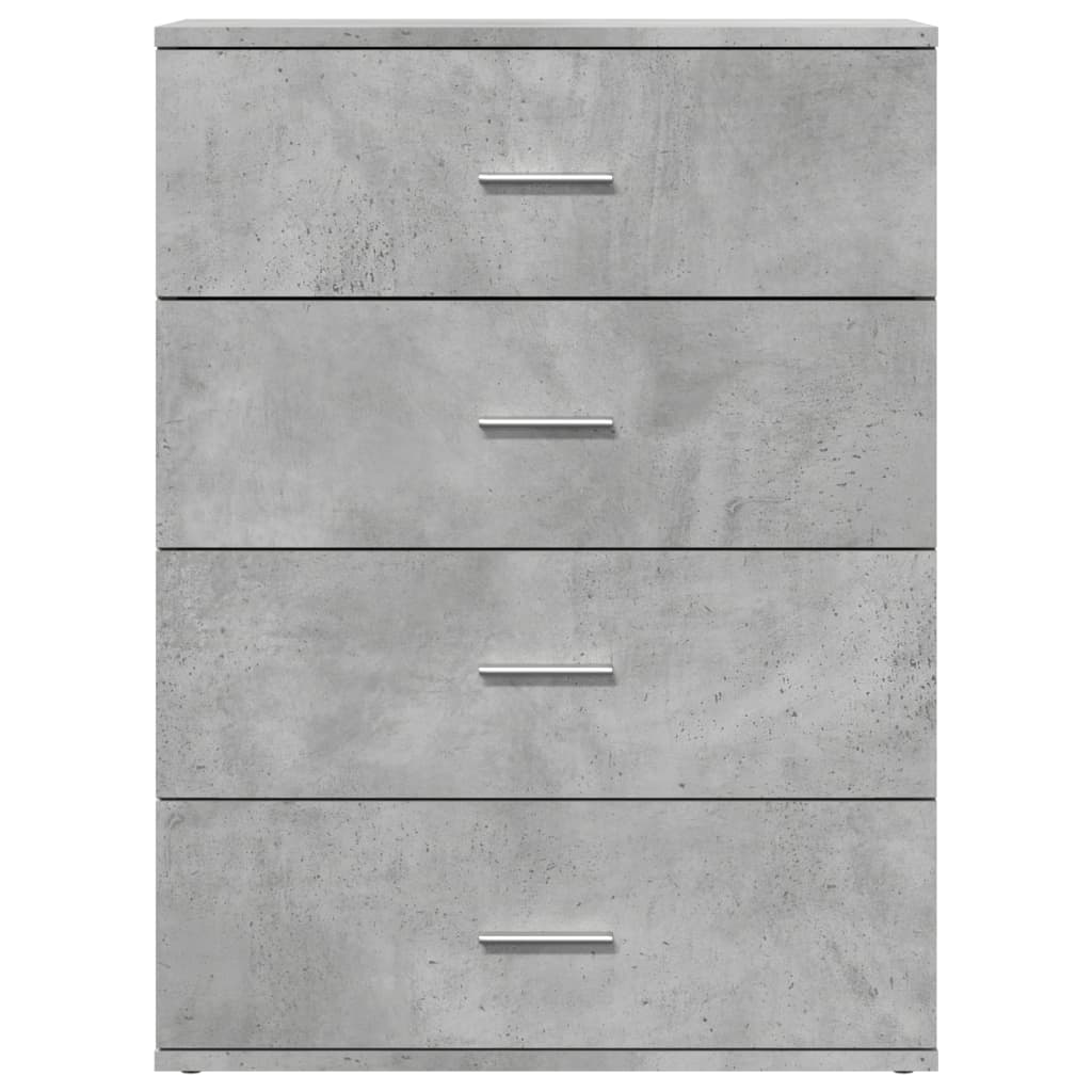 Buffet gris béton 60x39x80 cm bois d'ingénierie - XIOS