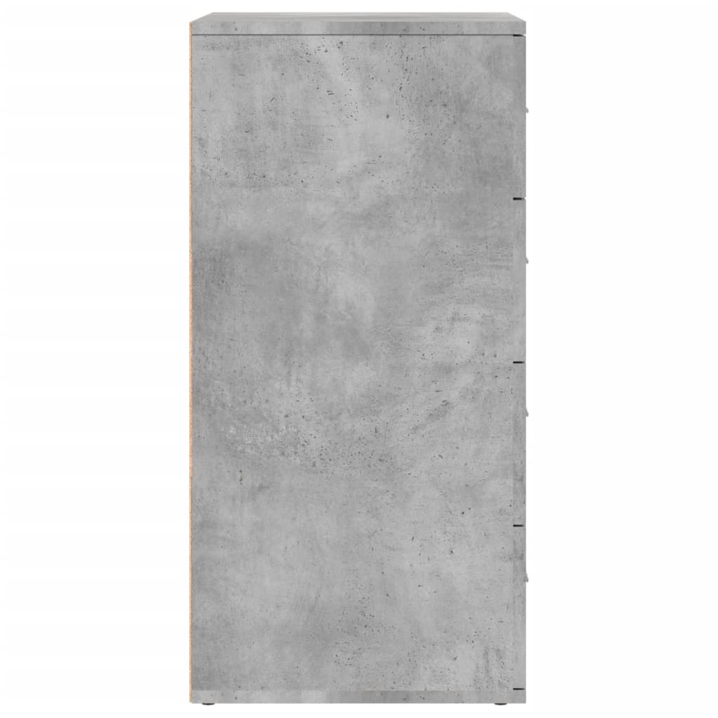 Buffet gris béton 60x39x80 cm bois d'ingénierie - XIOS