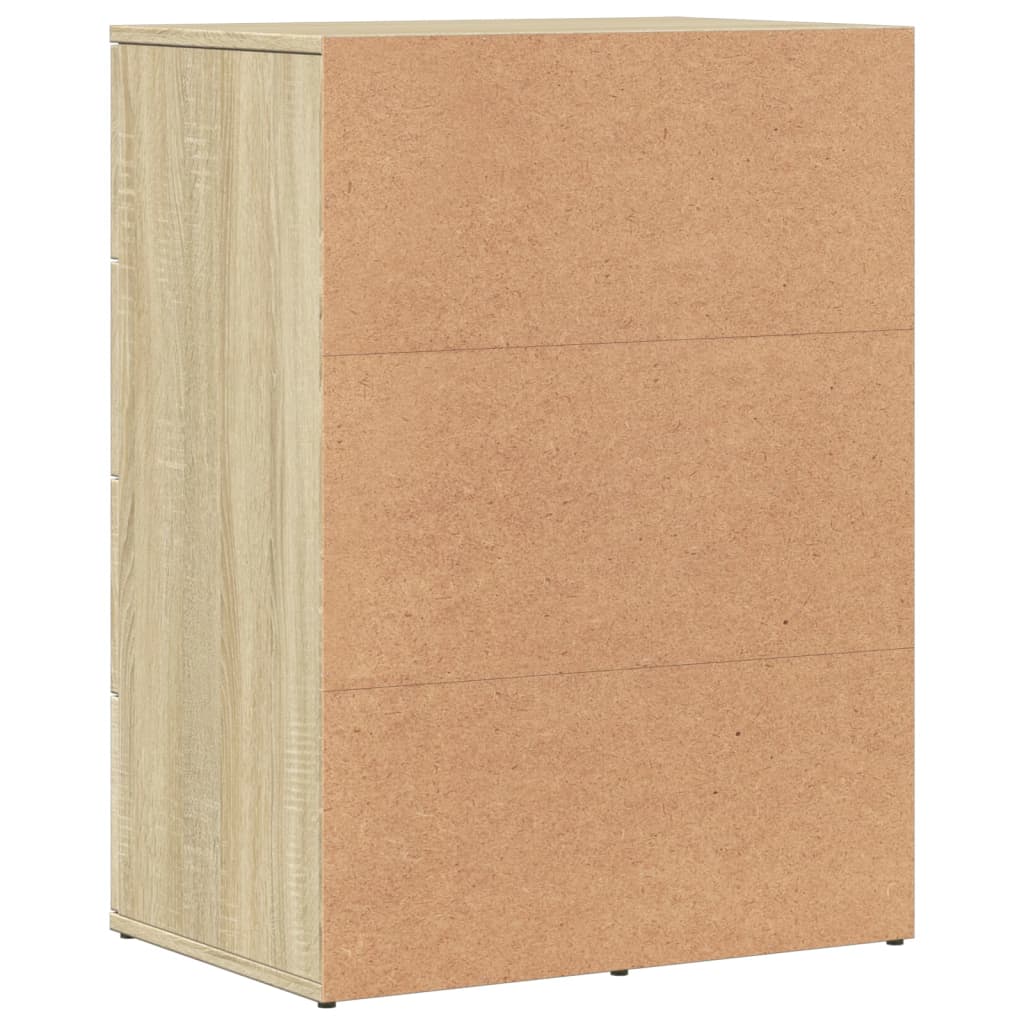 Buffet chêne sonoma 59x39x80 cm bois d'ingénierie - XIOS