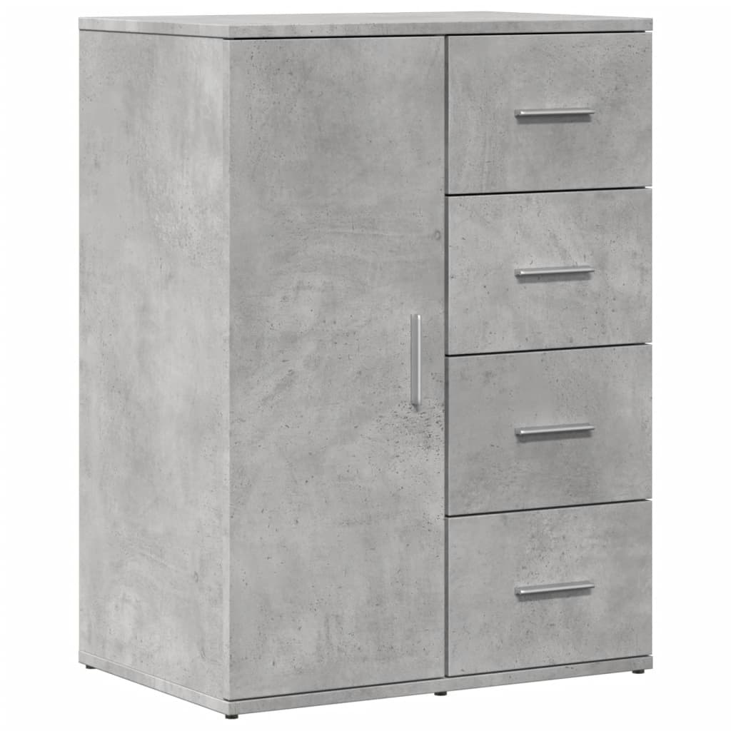 Buffet gris béton 59x39x80 cm bois d'ingénierie - XIOS