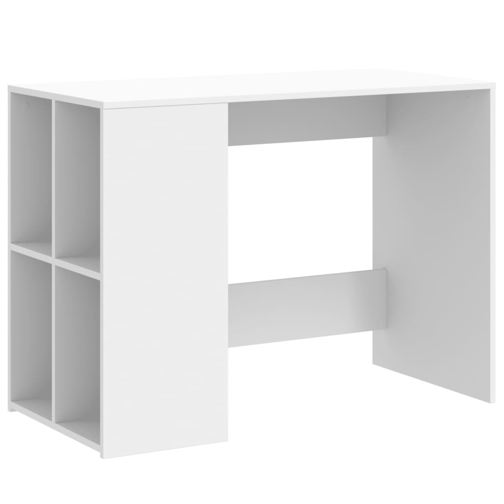 Bureau blanc 102x50x75 cm bois d'ingénierie - XIOS