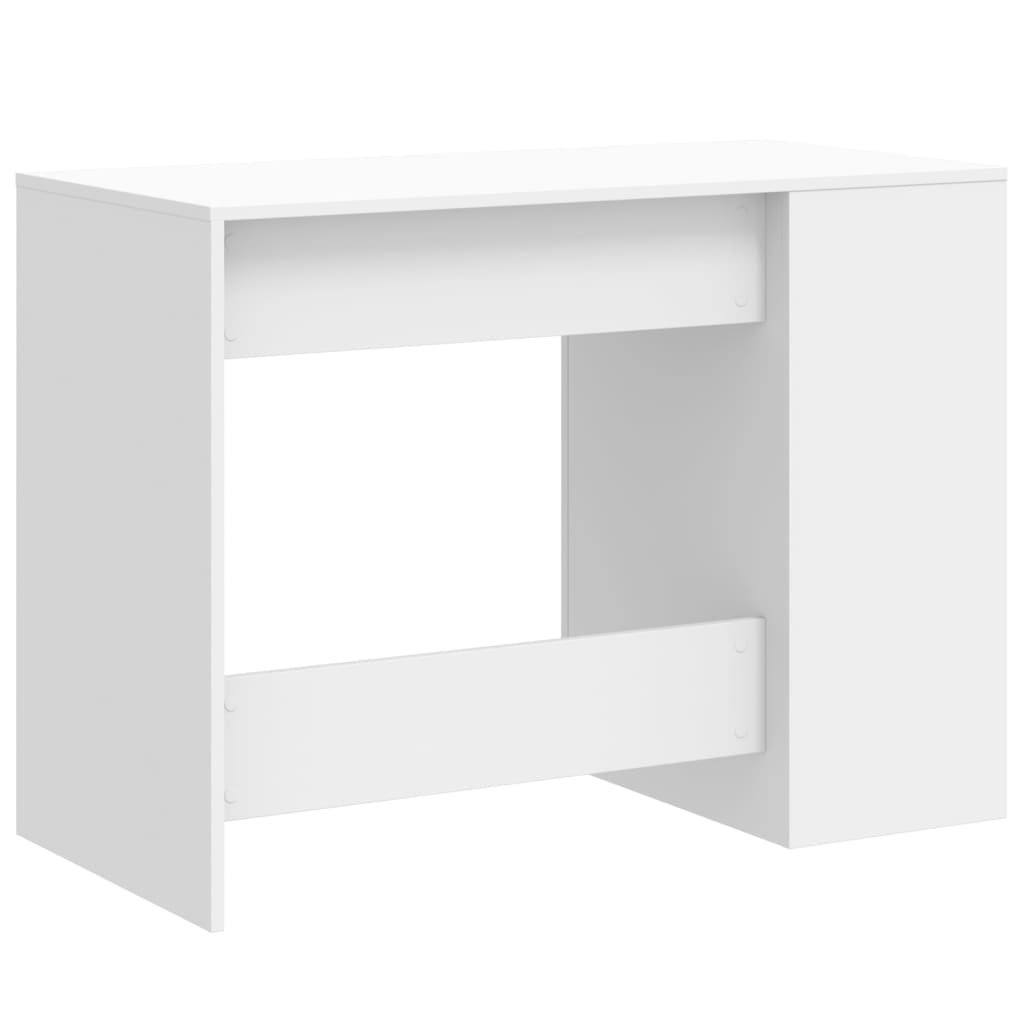 Bureau blanc 102x50x75 cm bois d'ingénierie - XIOS