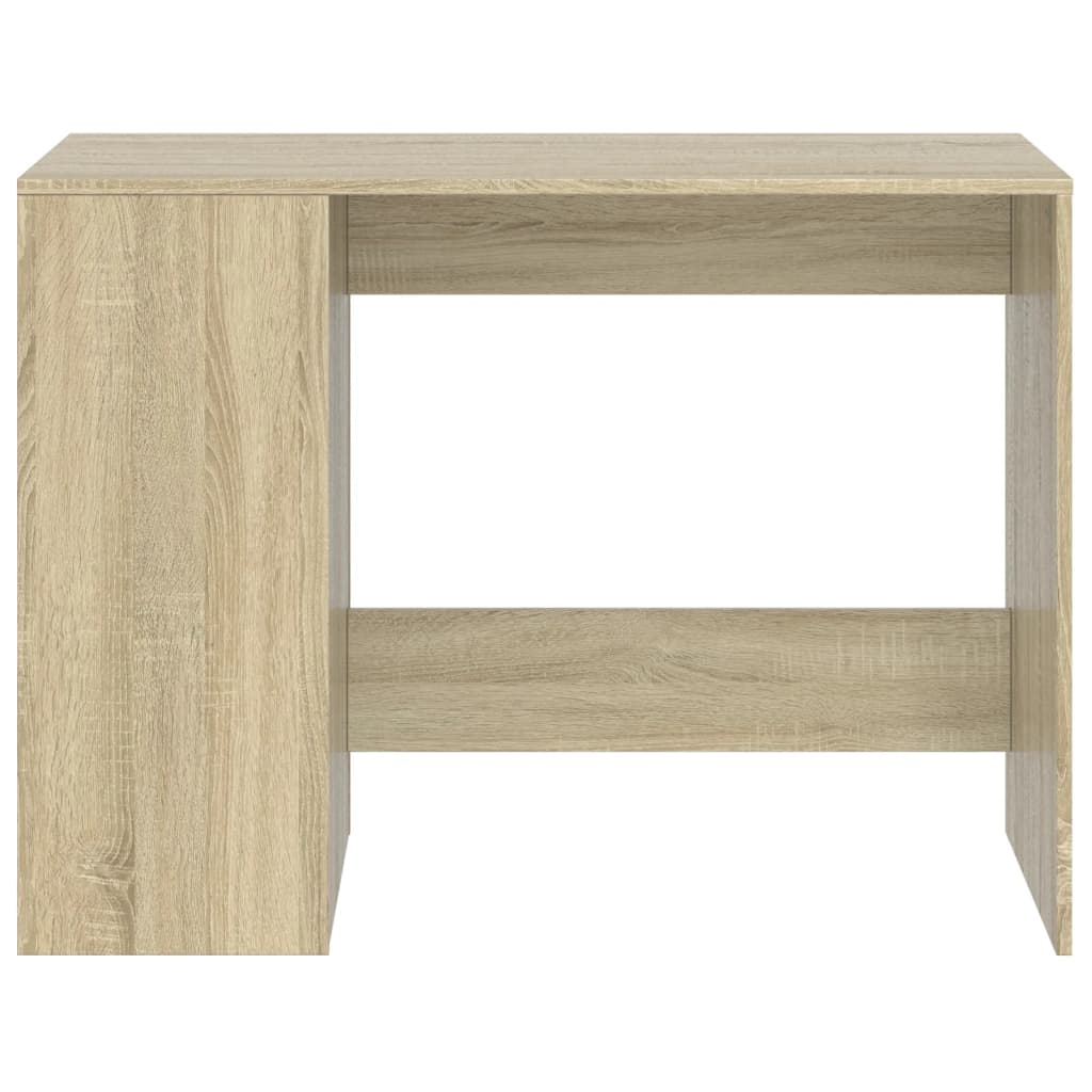 Bureau chêne sonoma 102x50x75 cm bois d'ingénierie