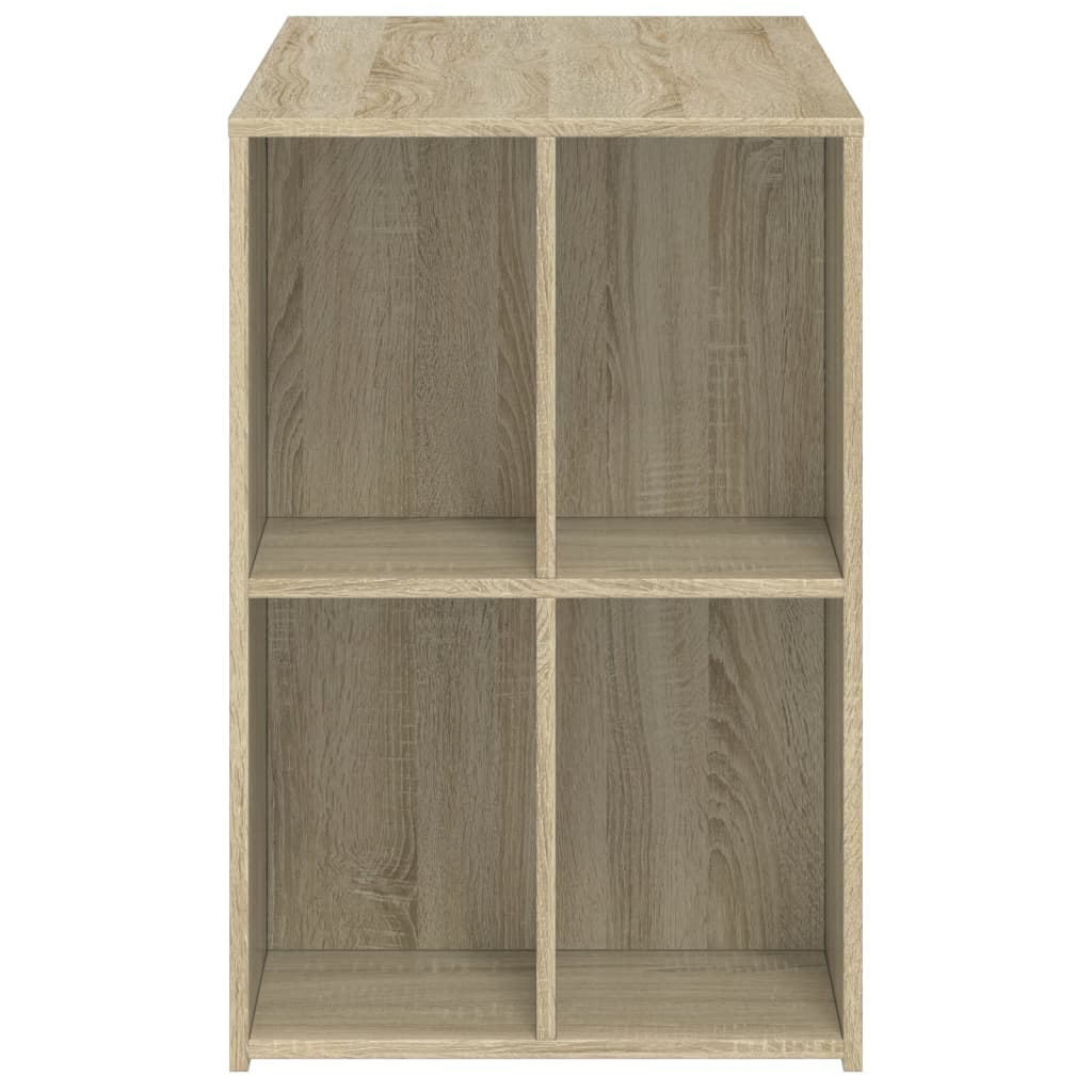Bureau chêne sonoma 102x50x75 cm bois d'ingénierie