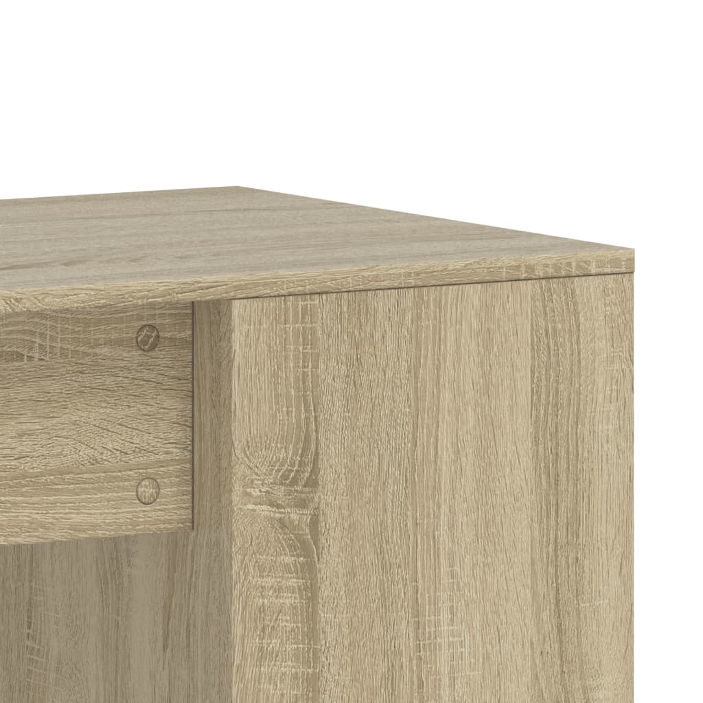 Bureau chêne sonoma 102x50x75 cm bois d'ingénierie